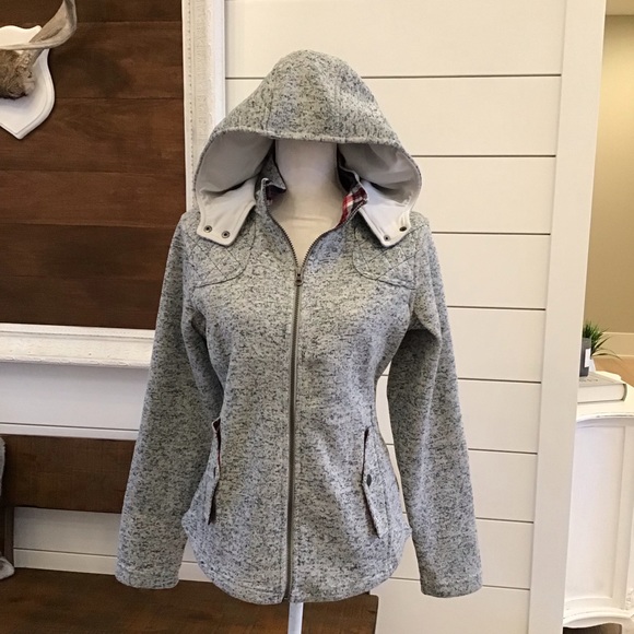 natural reflections hooded softshell jacket for ladies